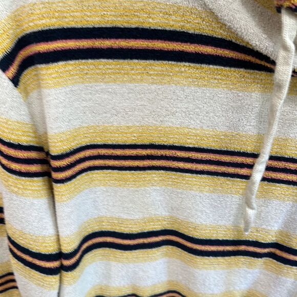 Billabong Terrycloth Striped Pullover Hoodie Great Condition Size M - Picture 3 of 8
